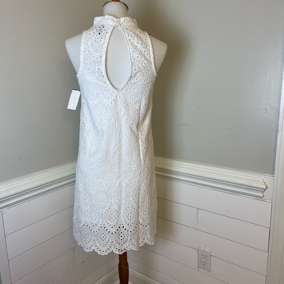 Derek Heart Eyelet Lace Dress S jr. FREE SHIP - Picture 3 of 5